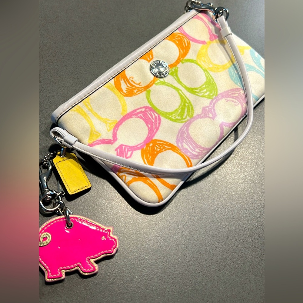 White Coach Wristlet
